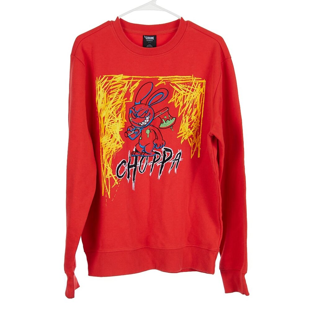 Genuine Authentic Garments CHUPPA Embroidered Crewneck Sweatshirt Medium